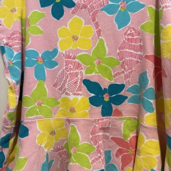 Lilly Pulitzer Women's Floral Print Terry Cloth Mini Skirt XL - Picture 5 of 6
